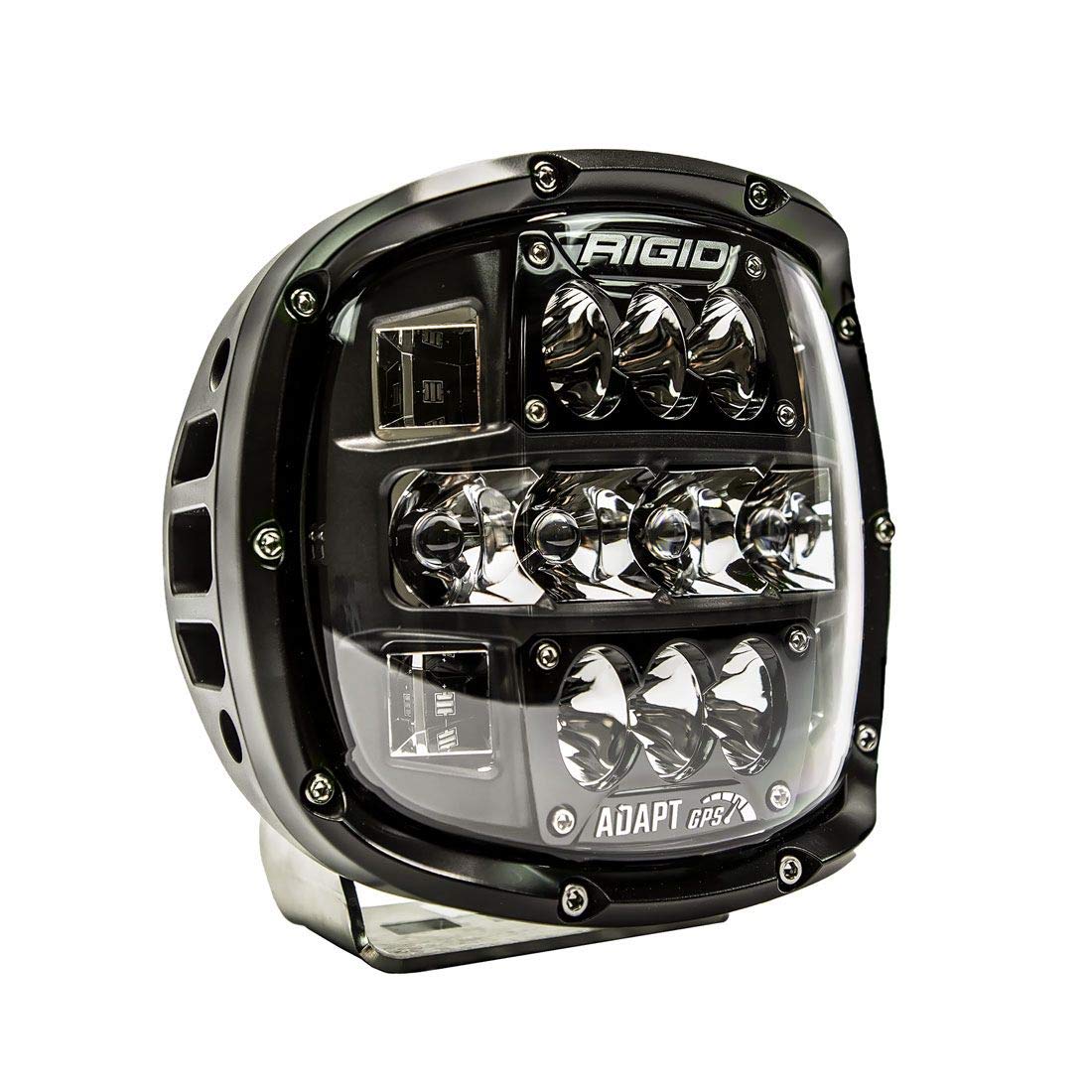 RIGID INDUSTRIES Adapt XP Extreme Powersports LED Light Pod with 3 Optic Lighting Zones and GPS Module, Single