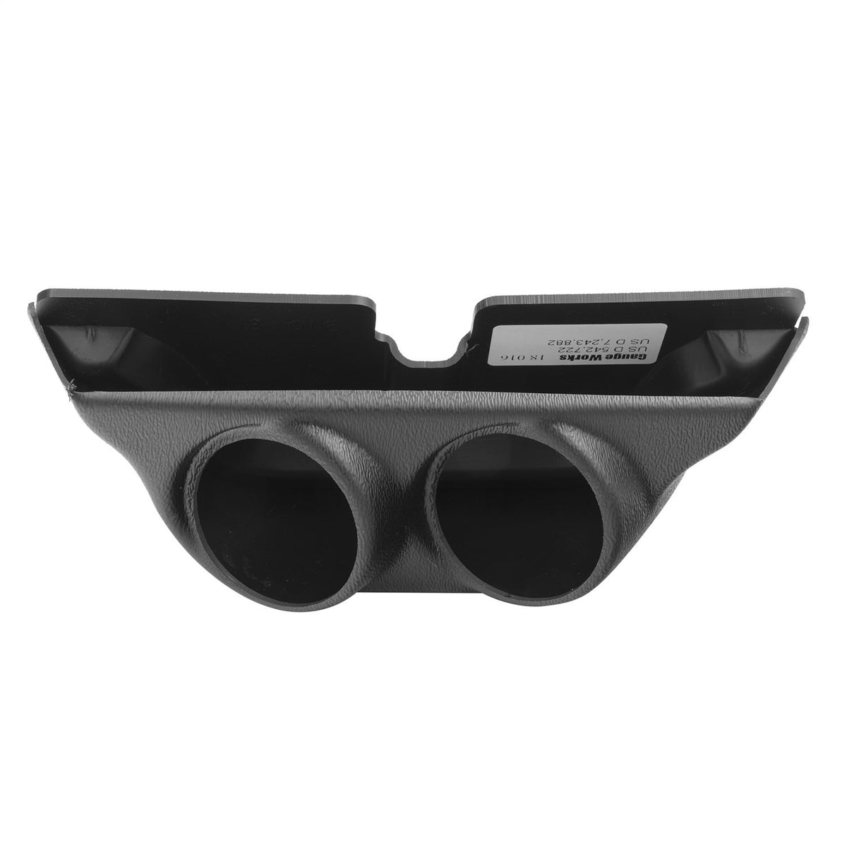 Auto Meter 18016 Black 2-1/16" Dual Overhead Console Pod for 1999-2004 Ford Super Duty and 2003-2005 Dodge Ram