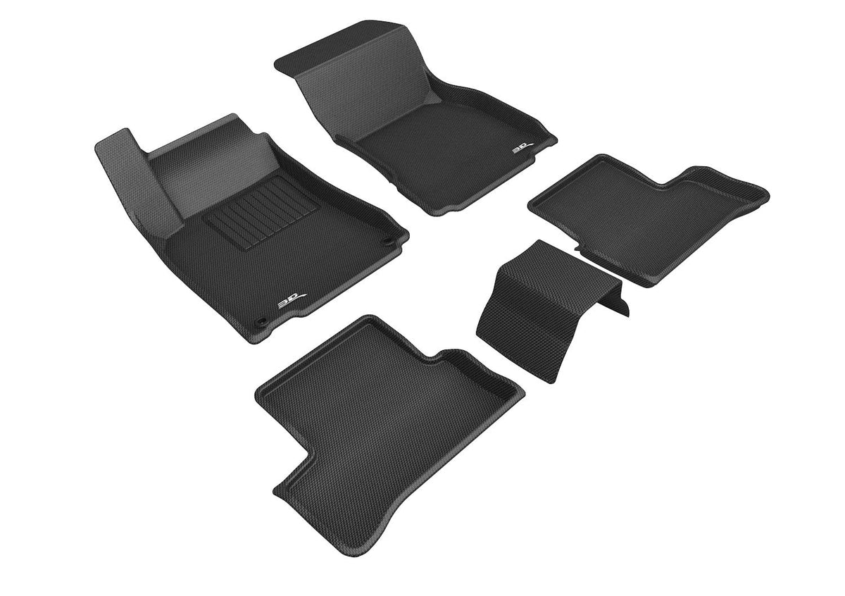 3D MAXpider Custom Fit Kagu Floor Mat (Black) for Mercedes Benz A-Class (V177) 2019-2026 / AMG 35 (V177) 2020-2026 / CLA 250 Coupe/AMG CLA 35/45 Coupe (C118) 2020-2026 - Full Set