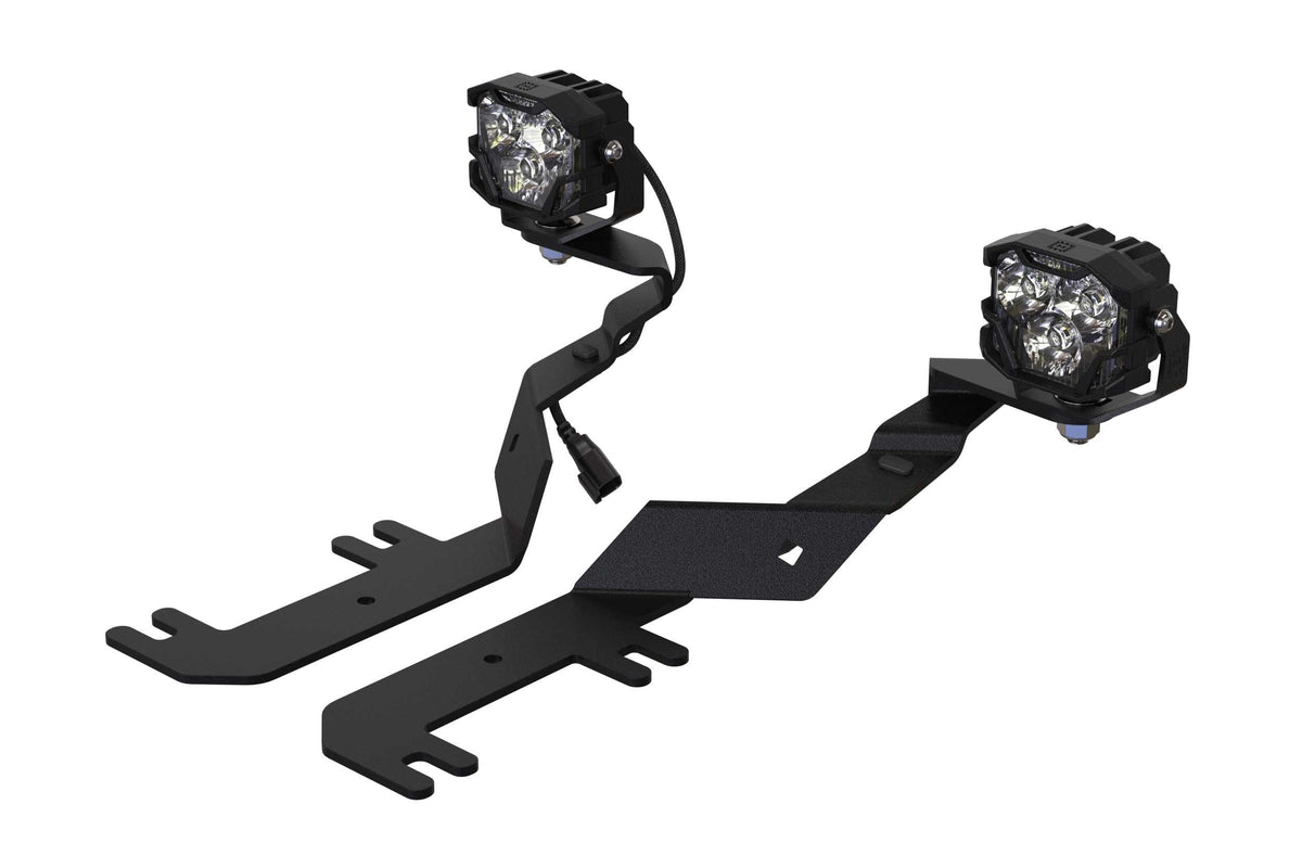Morimoto 4Banger Ditch Light Kit: Fits Ford Super Duty 17+ (HXB Yellow Combo Beam)