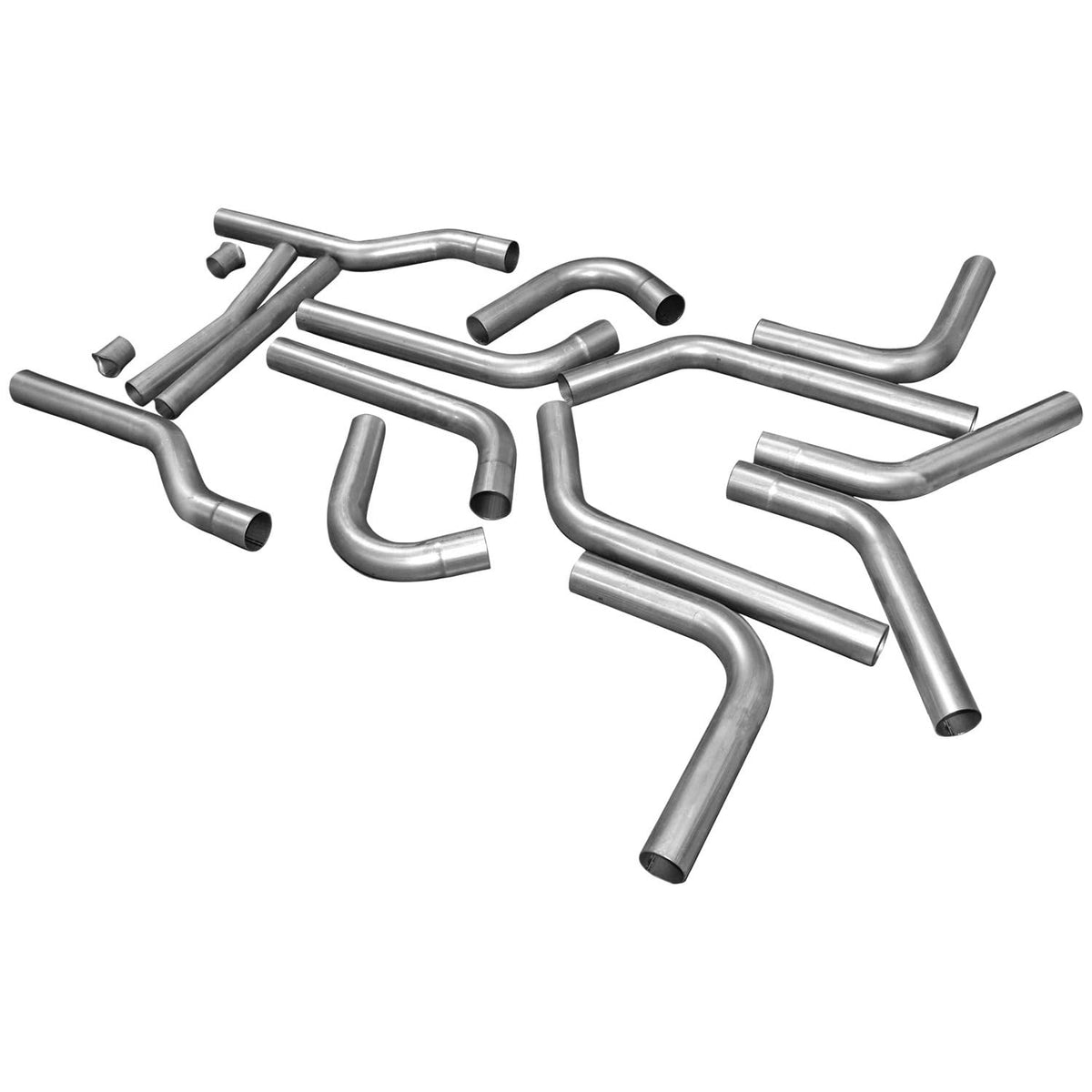 Flowmaster 15937 Universal U-Fit Dual Exhaust Kit - 3.00 in. 16-Piece Pipes Only
