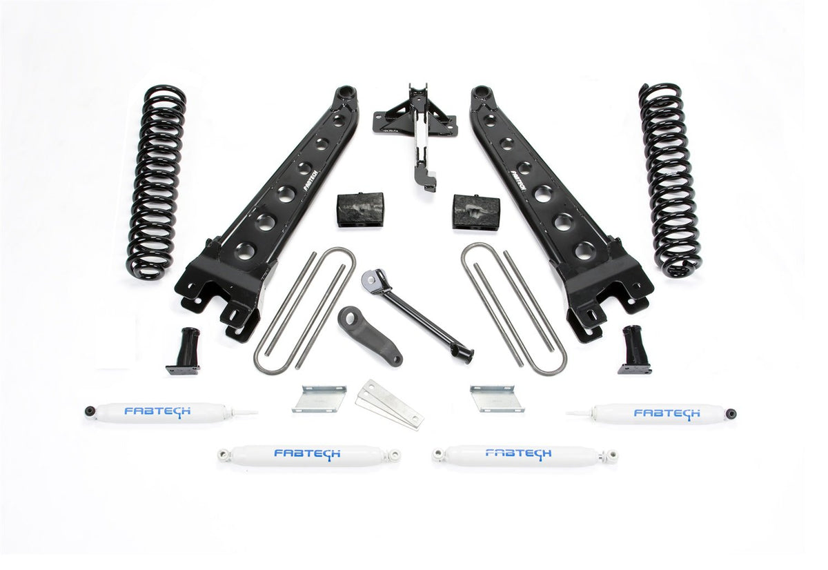 Fabtech K2218 Radius Arm Lift System 6 In. Lift Incl. Performance Shocks Radius Arm Lift System
