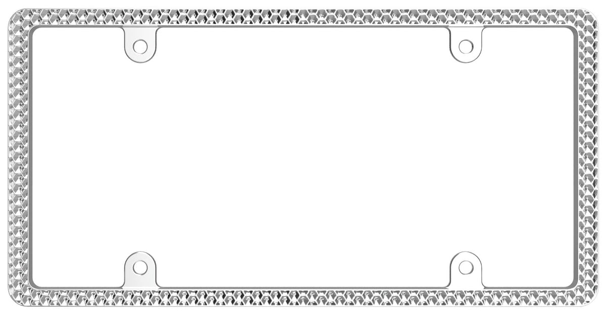 Cruiser Accessories Pixel License Plate Frame, Chrome