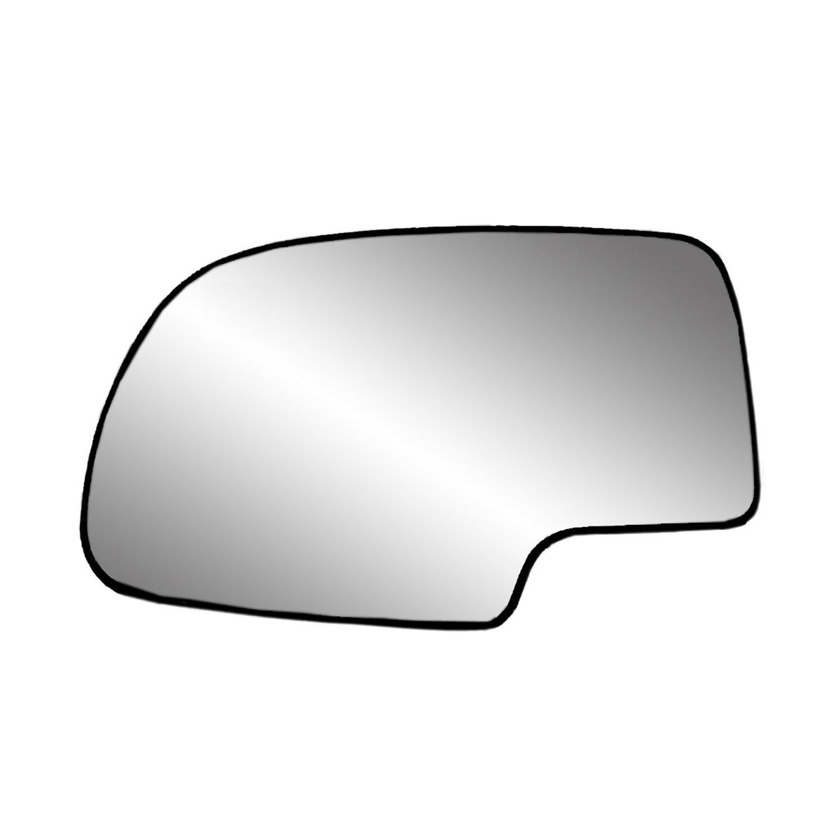 Driver Side Heated Mirror Glass w/backing plate, Cadillac Escalade, Chevrolet Avalanche, Silverado, GMC Sierra, Silverado, Sierra Classic, Suburban, Tahoe, Yukon, 6 9/16" x 10 1/8" x 10 3/4"
