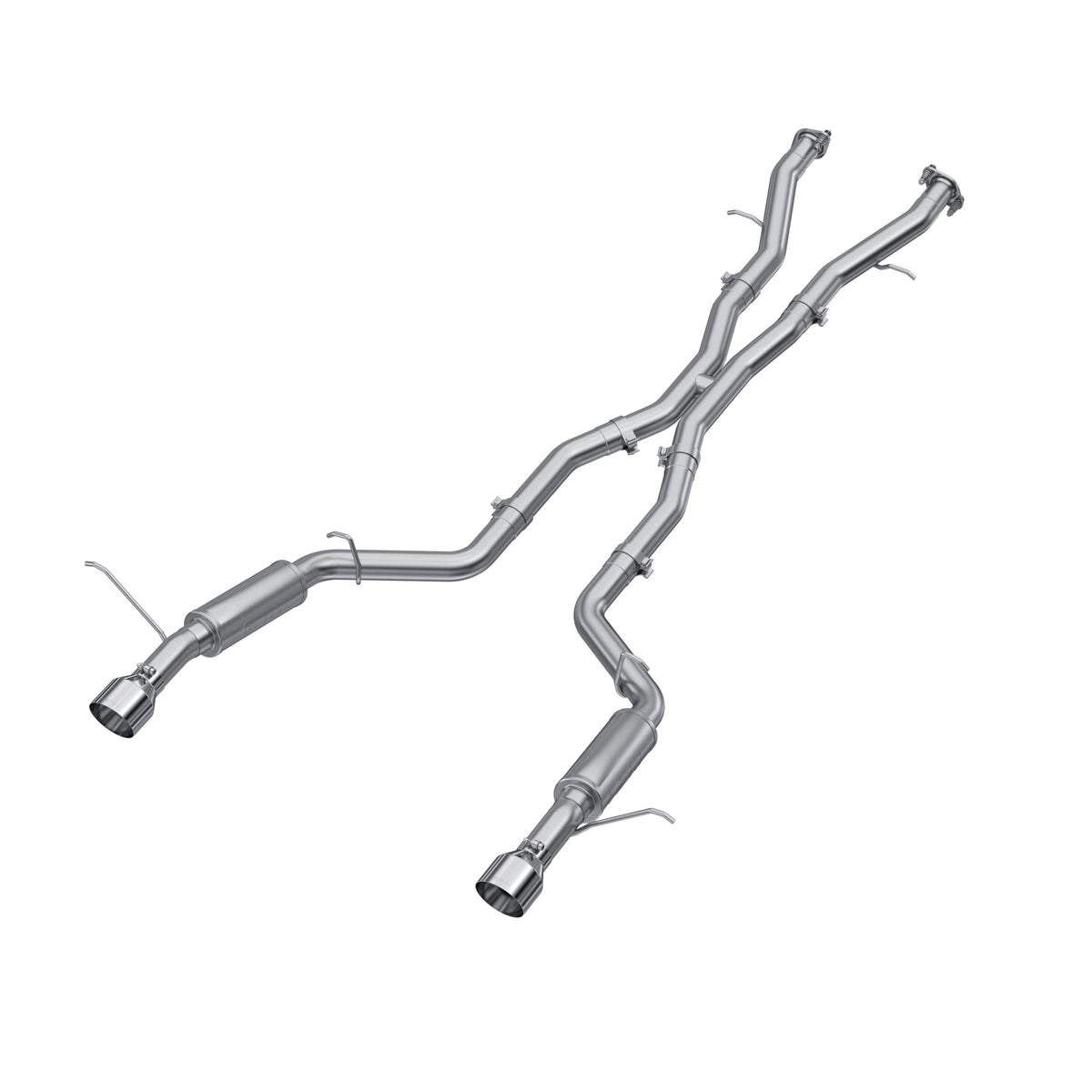 MBRP 18-23 Dodge Durango SRT 6.4L Armor Lite AL Steel 3in Cat Back Exhaust Dual Rear Exit w/SS Tips