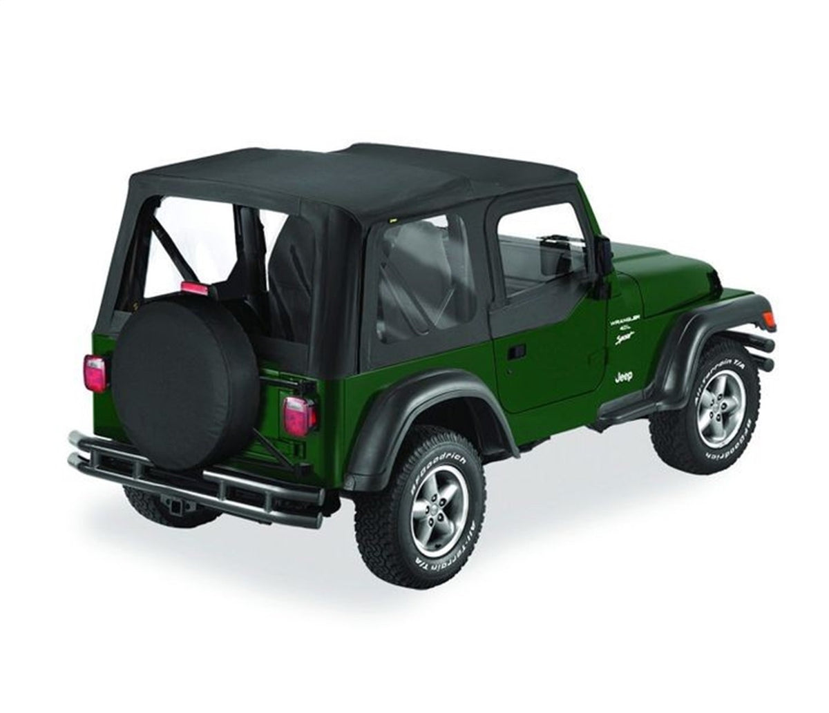 Bestop 5112835 Black Diamond Replace-A-Top For OEM Hardware - Jeep 2003-2006 Wrangler (Except Unlimited)