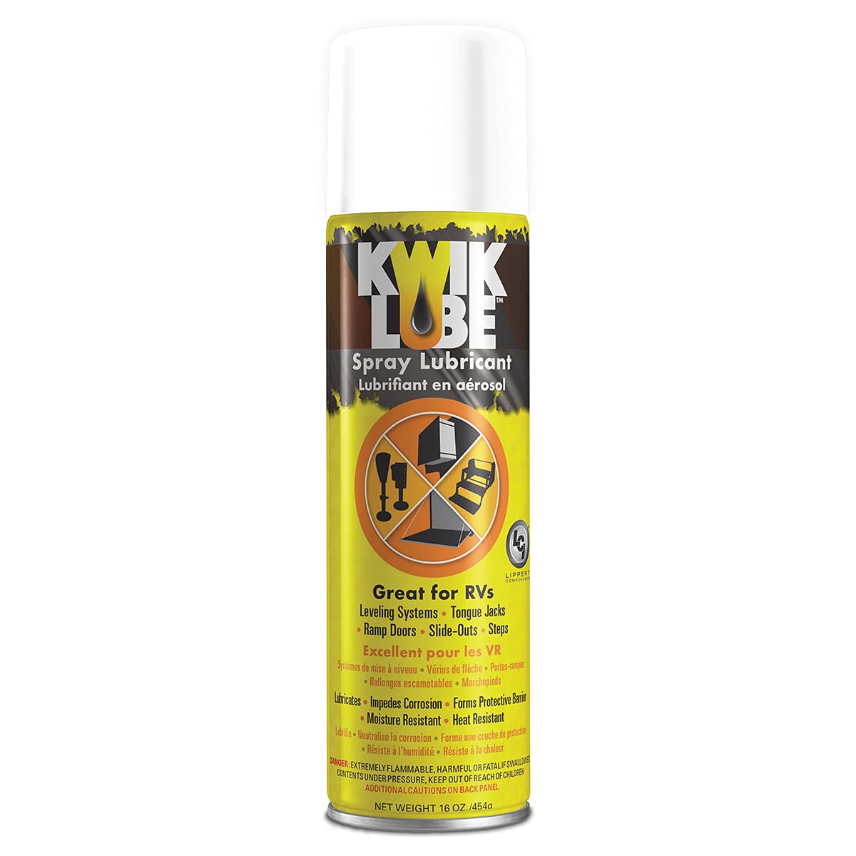 Kwikee KwikLube Spray Lubricant Case for 5th Wheel RV, Travel Trailer and Motorhome Applications