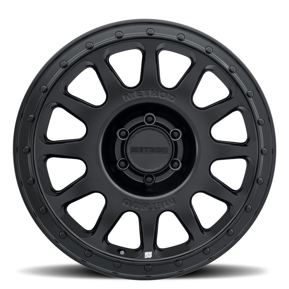 MR709 HD Bead Grip, 20x9, +12mm Offset, 6x5.5, 106.25mm Centerbore, Matte Black