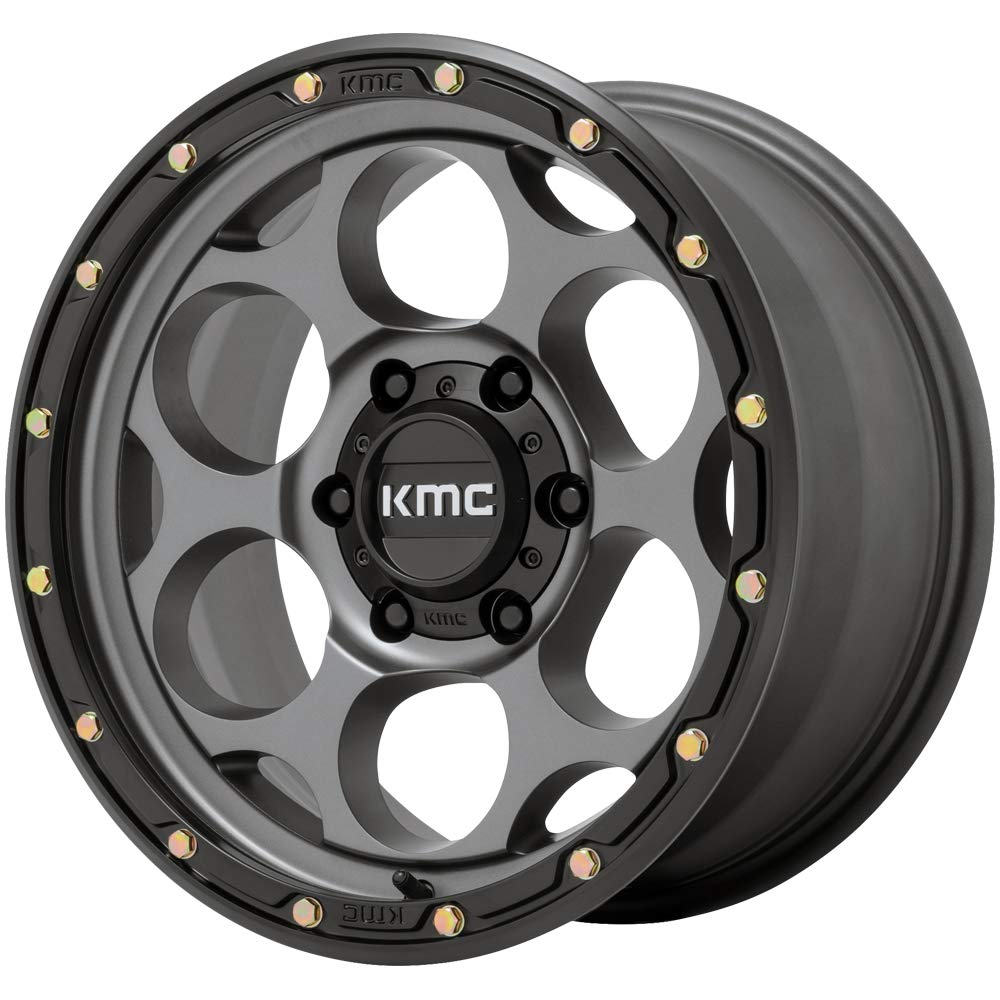 KMC Wheels KM54178568900 Dirty Harry KM541 17X8.5 6X5.5 S-GRY BLK-LP 00MM