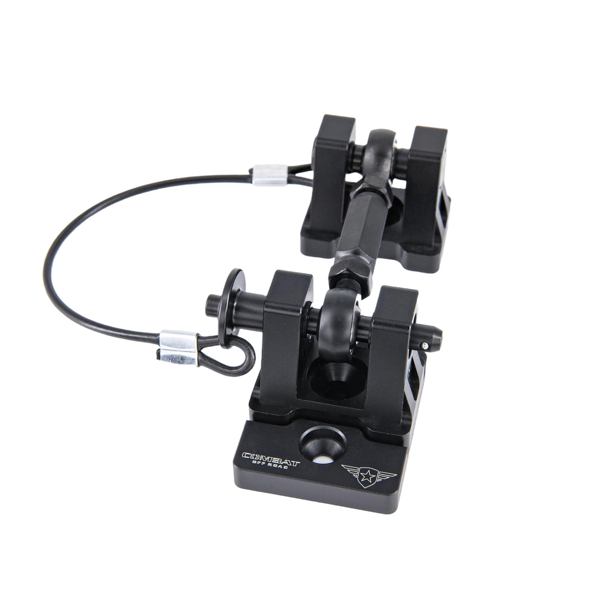 Combat Off Road Off-The-Turnbuckle Hood Latch - Black Out Series Compatible with Jeep Wrangler JK, JL & Gladiator JT