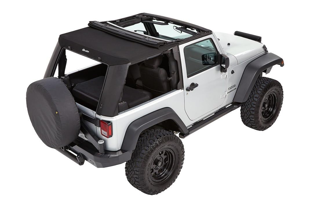 Bestop - 54864-17 - TREKTOP PRO JK2 DK/HW BLK TWILL BO