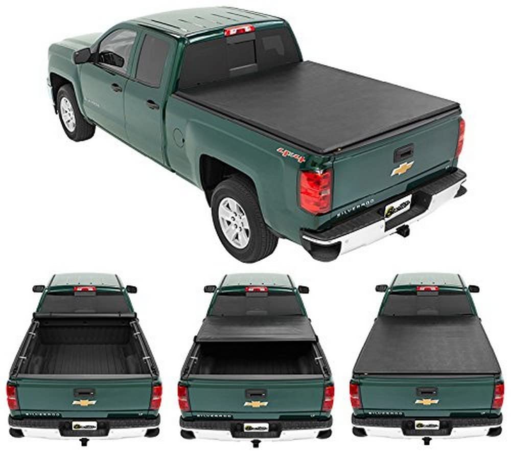 Bestop 19219-01 EZ-Roll Tonneau Cover for 2015-2018 Chevy Colorado/GMC Canyon, 5.2' bed