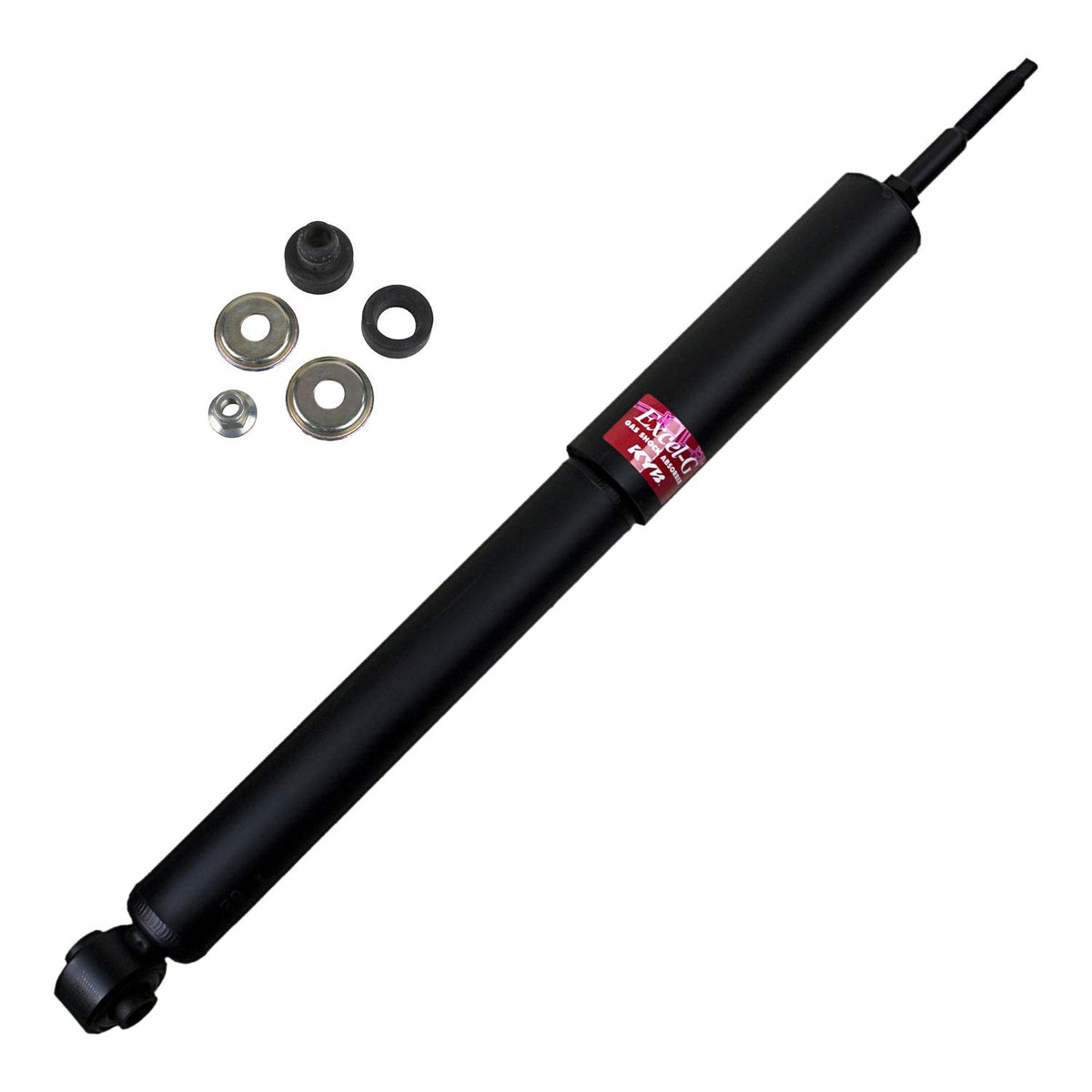 KYB 349004 Excel-G Gas Shock, Black , Silver