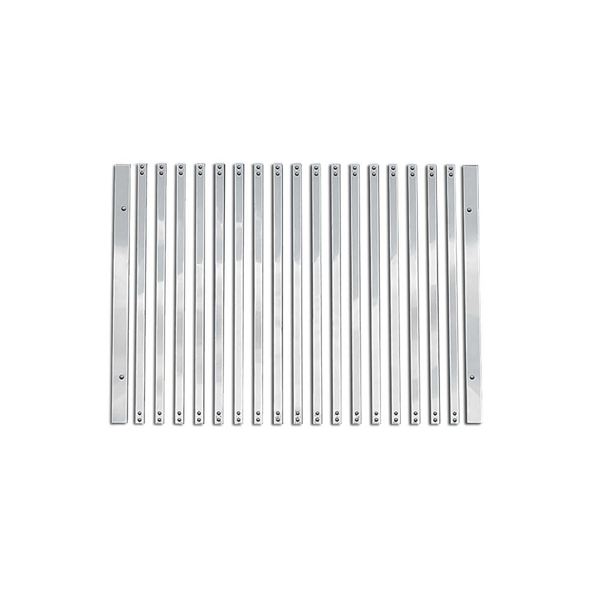 RoadWorks Stainless Steel Grille with 17 Vertical Bars for Freightliner Classic/FLD 120 1990-2020 | 25900