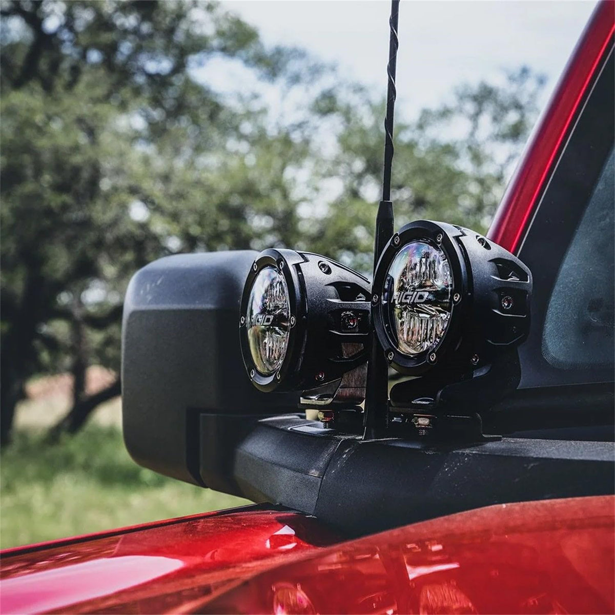 Ford Performance Dual Mirror Mounted RIGID Off-Road Lights (21+ Bronco)