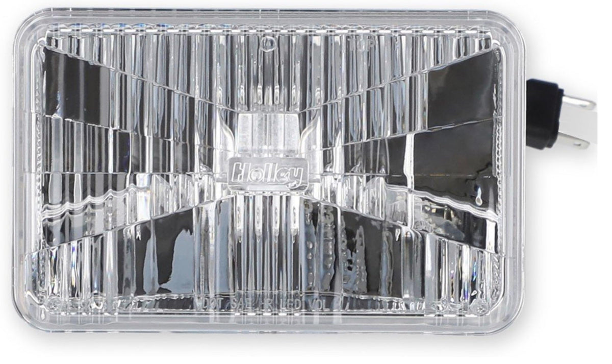 Holley RetroBright LFRB121 4x6 High Beam LED Headlight - Classic White (3000K)