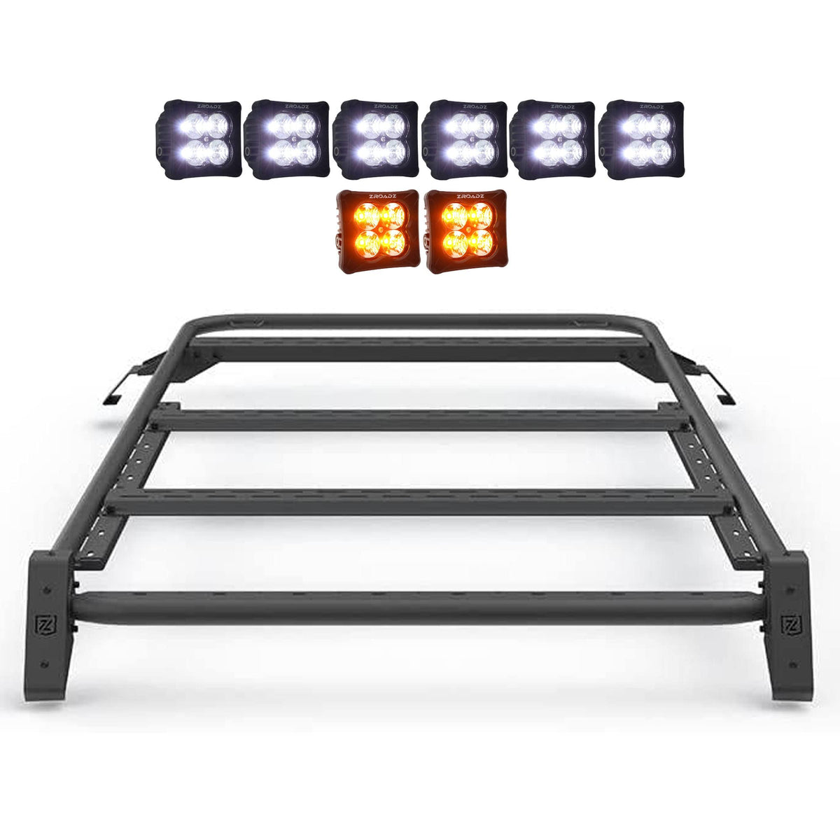 ZROADZ Z845211 Roof Rack 2021-2022 Ford Bronco Black