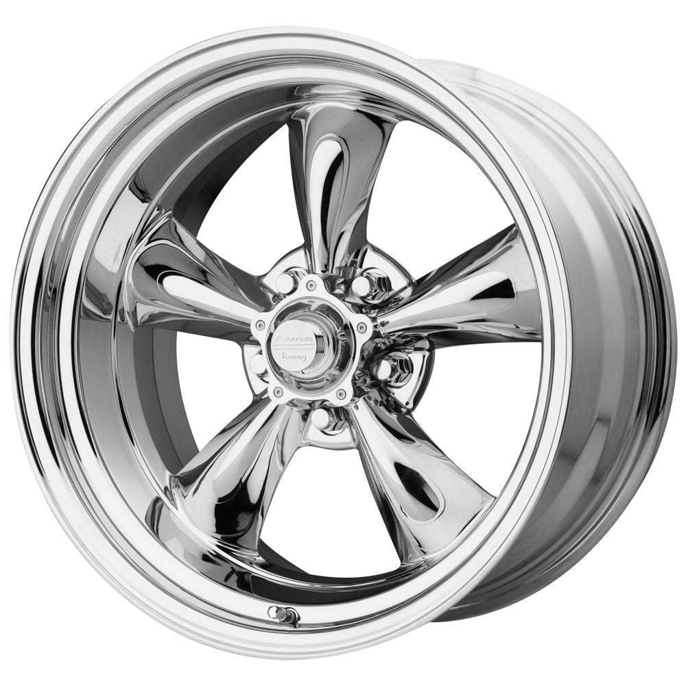 18x8 American Racing VN615 TORQ THRUST II 1 PC Chrome Wheel 5x4.5 (0mm)