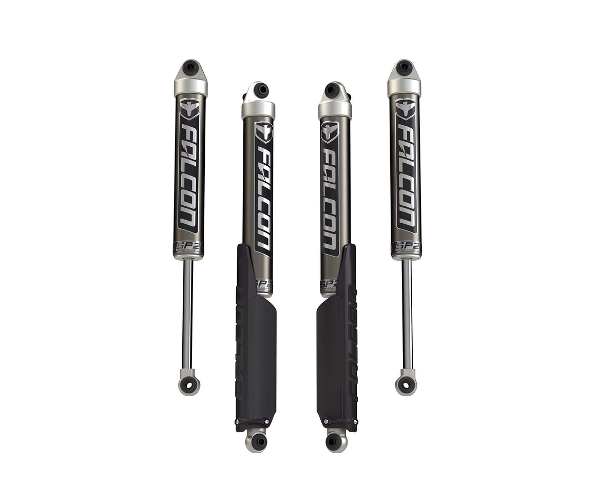 JLU 4-Door Falcon SP2 2.1 Monotube Shocks (0-1.5” Lift)