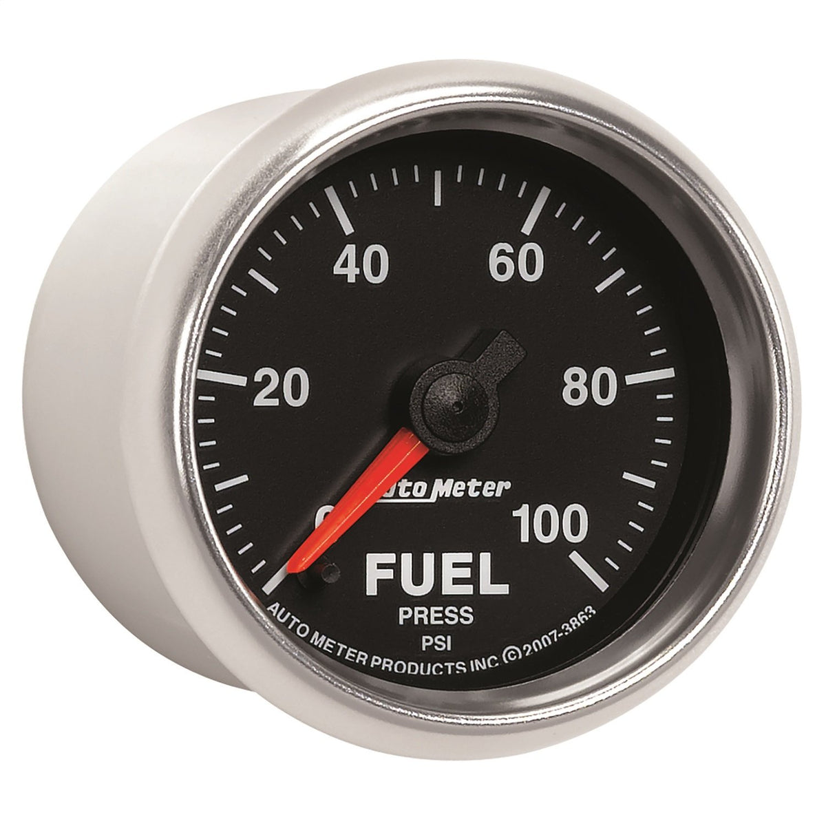 Auto Meter 3863 GS 2-1/16" 0-100 PSI Full Sweep Electric Fuel Pressure Gauge