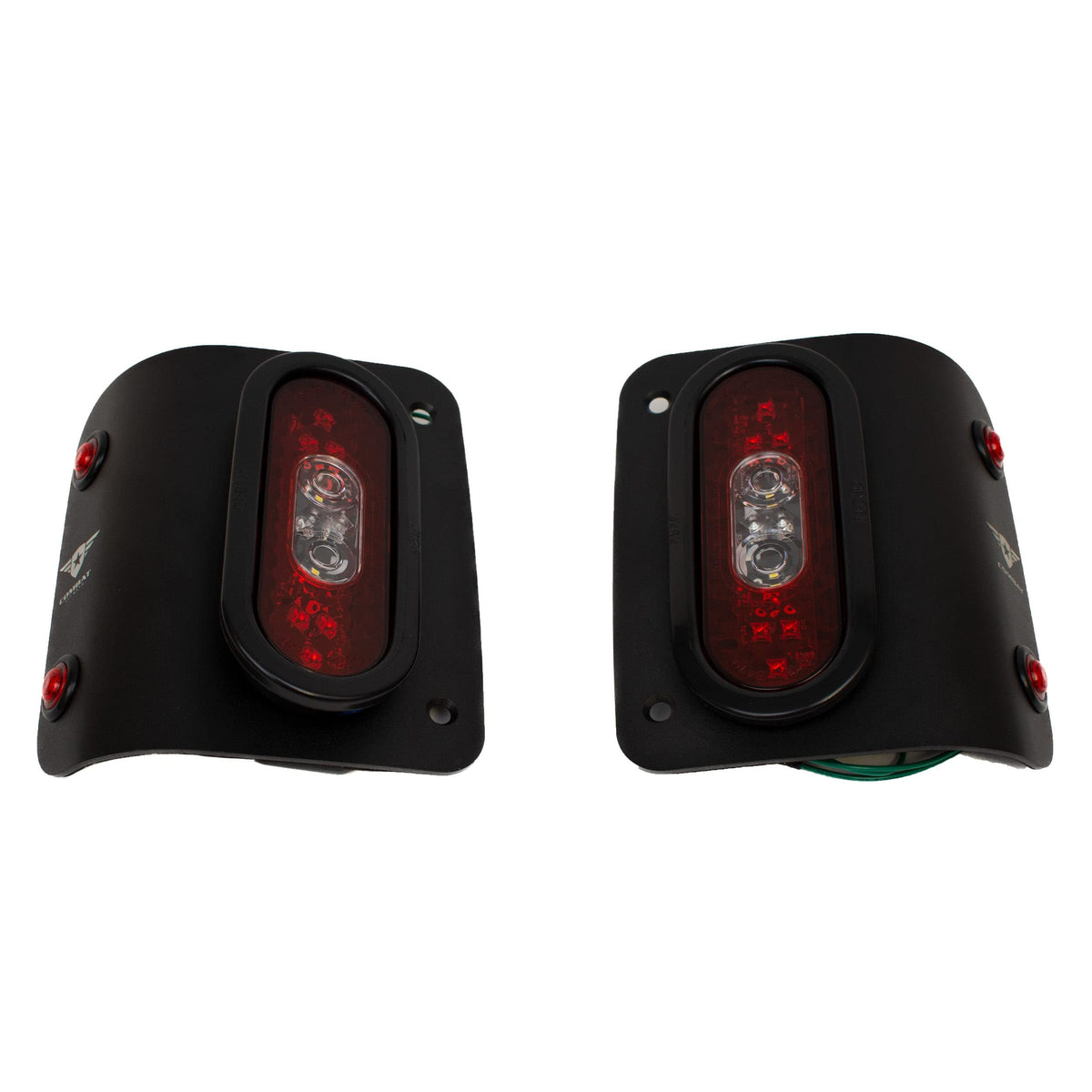 Combat Off Road Tail Gunner LED Tail Lights Compatible with Jeep JL/JLU - Flush Mount, SAE/DOT Approved