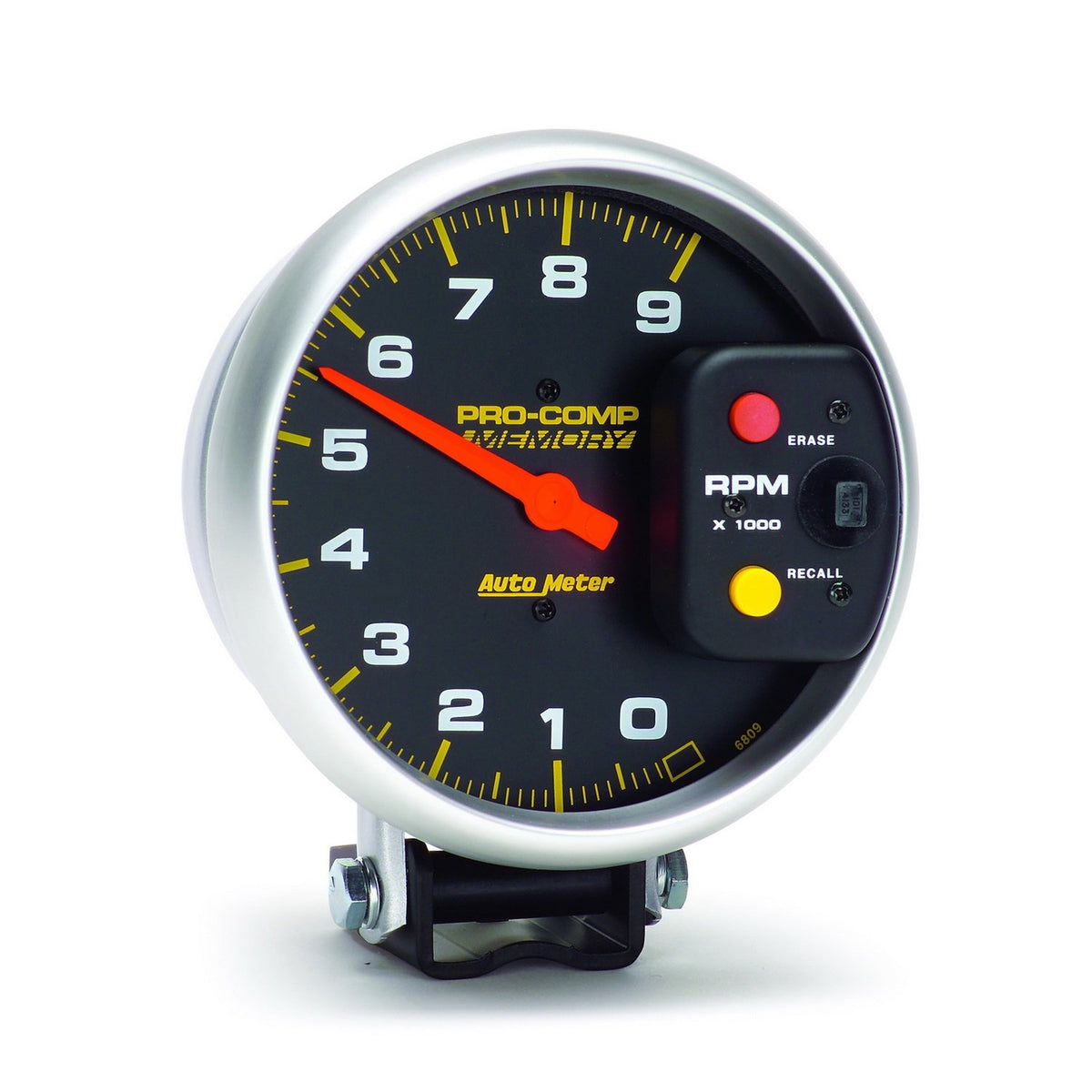 AUTO METER 6809 Pro-Comp Memory Tachometer,5.000 in.