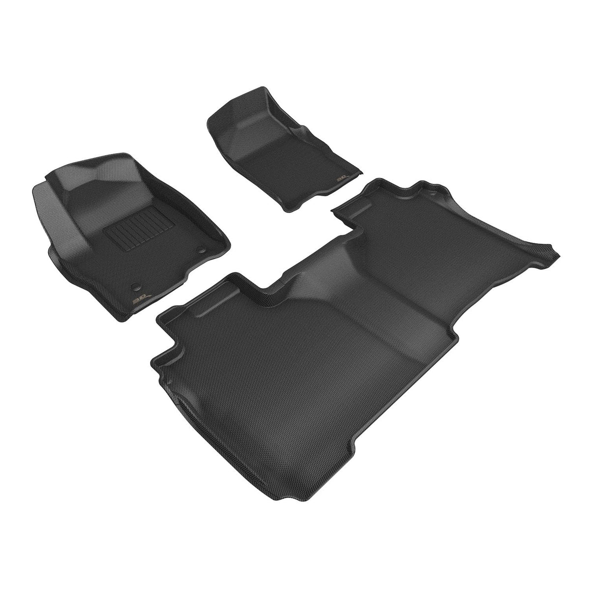 3D MAXpider Kagu Floor Mat for Chevrolet Silverado Double Cab 2025-2026