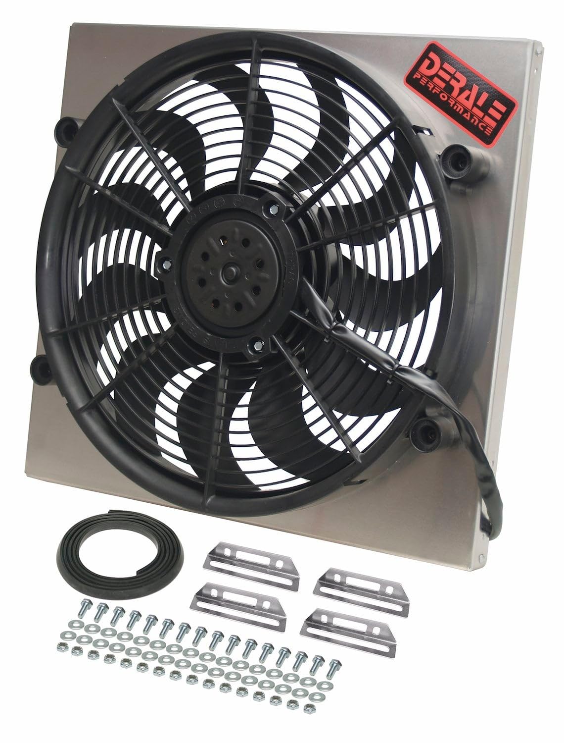 Derale 16819 High Output Single Radiator Fan , Black