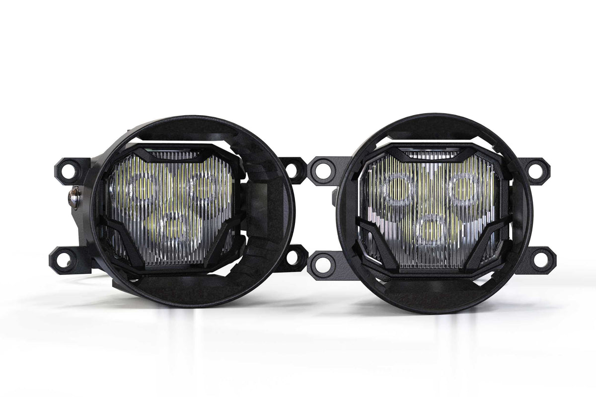 Morimoto 4Banger Fog Light Kit Fits Toyota 4Runner 10-13 (HXB Yellow SAE Wide Beam)