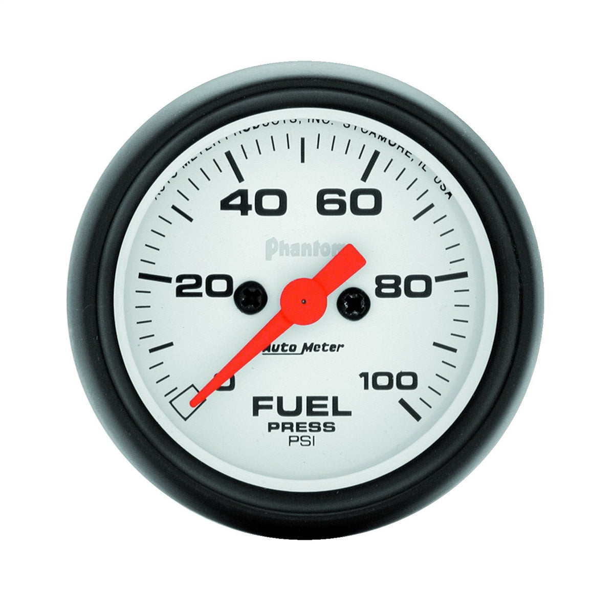 Auto Meter 5763 Phantom Electric Fuel Pressure Gauge, 2-1/16" (52.4mm)