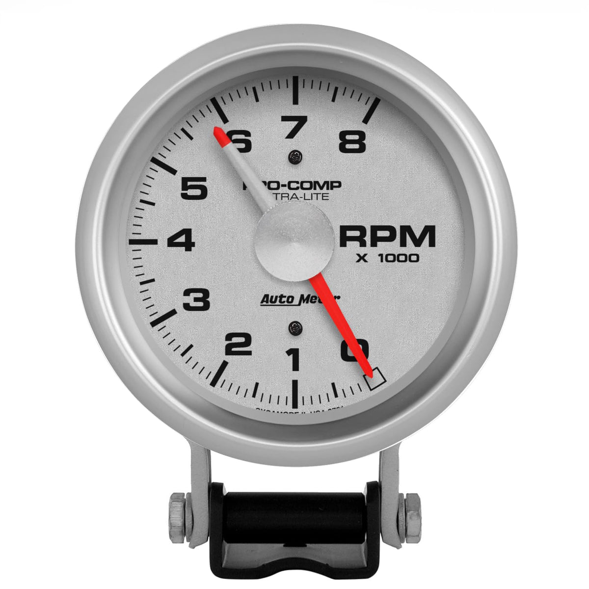 Auto Meter 3781 Sport-Comp Silver Tachometer,3.750 in.