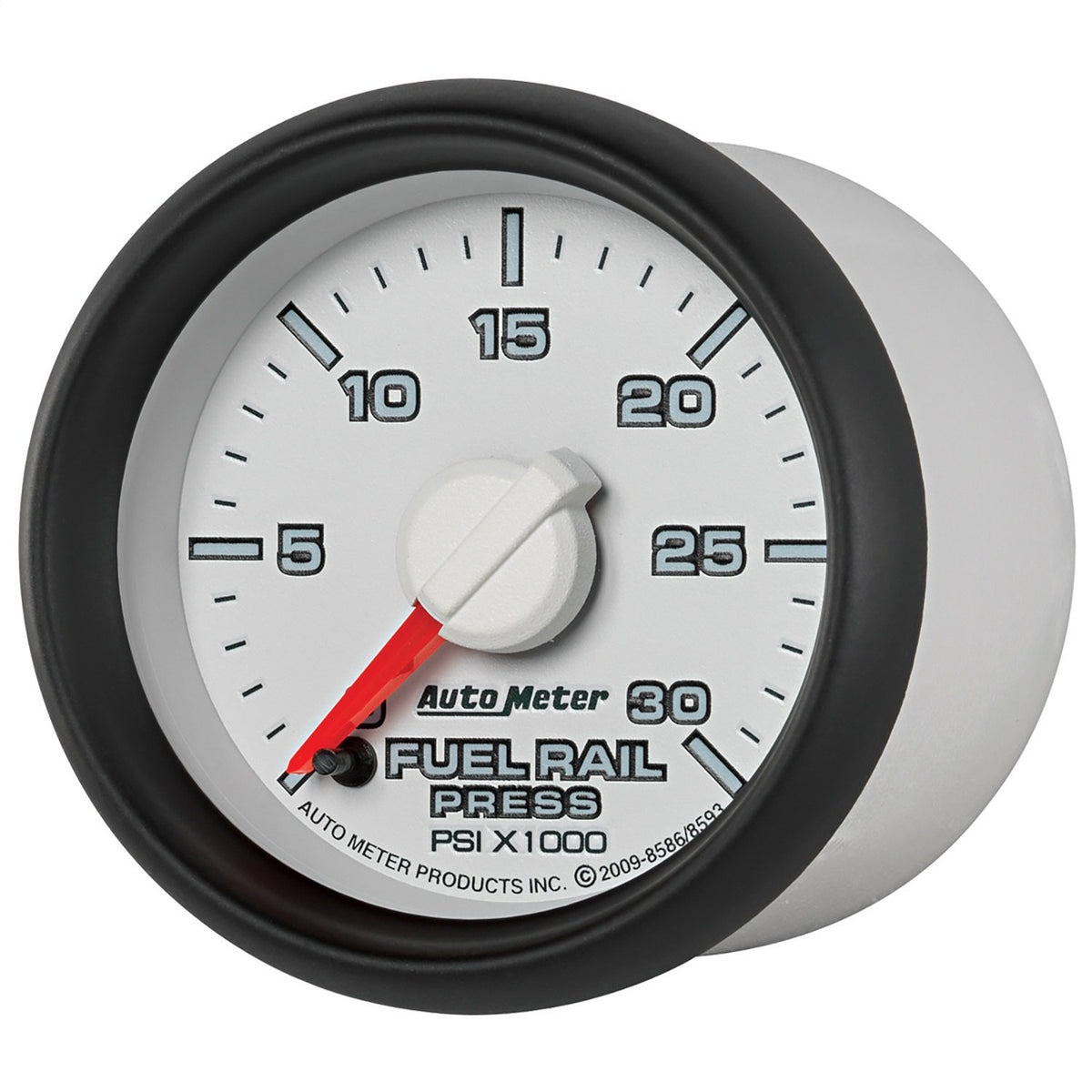 Auto Meter 8586 2-1/16" 0-30000 PSI Fuel Rail Pressure Gauge for 2003-2007.5 Dodge Cummins 5.9L GM Duramax LB7 and LLY