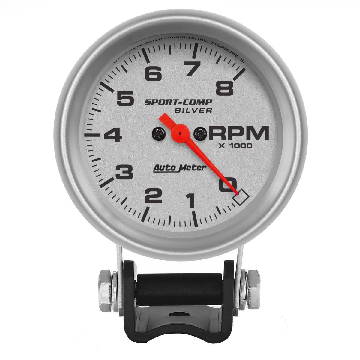 Auto Meter 3707 Sport-Comp Silver Mini Tachometer,2.625 in.