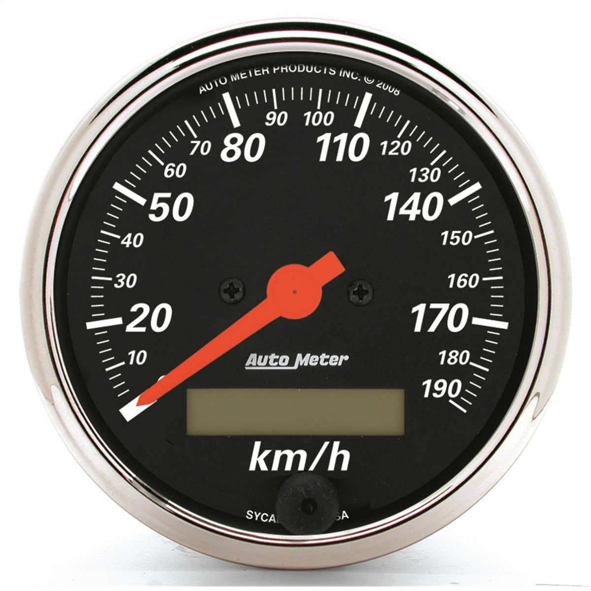 Auto Meter 1487-M Designer Black Electric Programmable Speedometer,3.125 in.