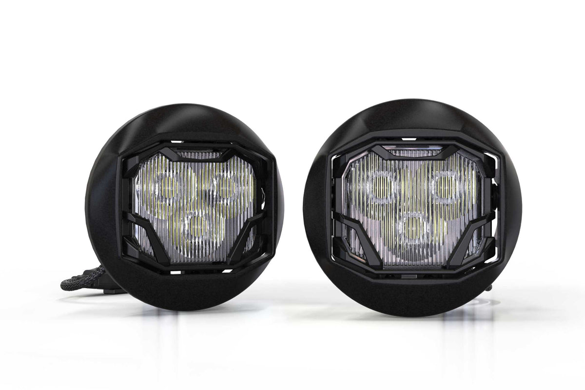 Morimoto 4Banger Fog Light Kit Fits GMC Canyon 15+ (NCS White SAE Wide Beam)