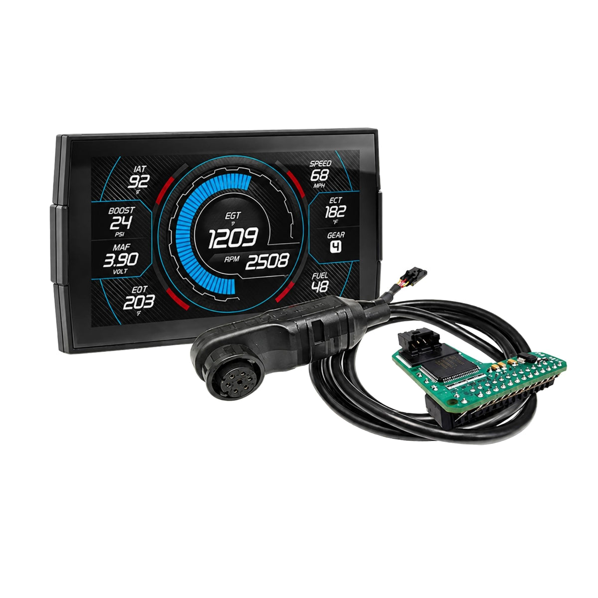 Edge 14101-3 Revolver CTS3 Digital Gauge Monitor & Performance Chip Kit