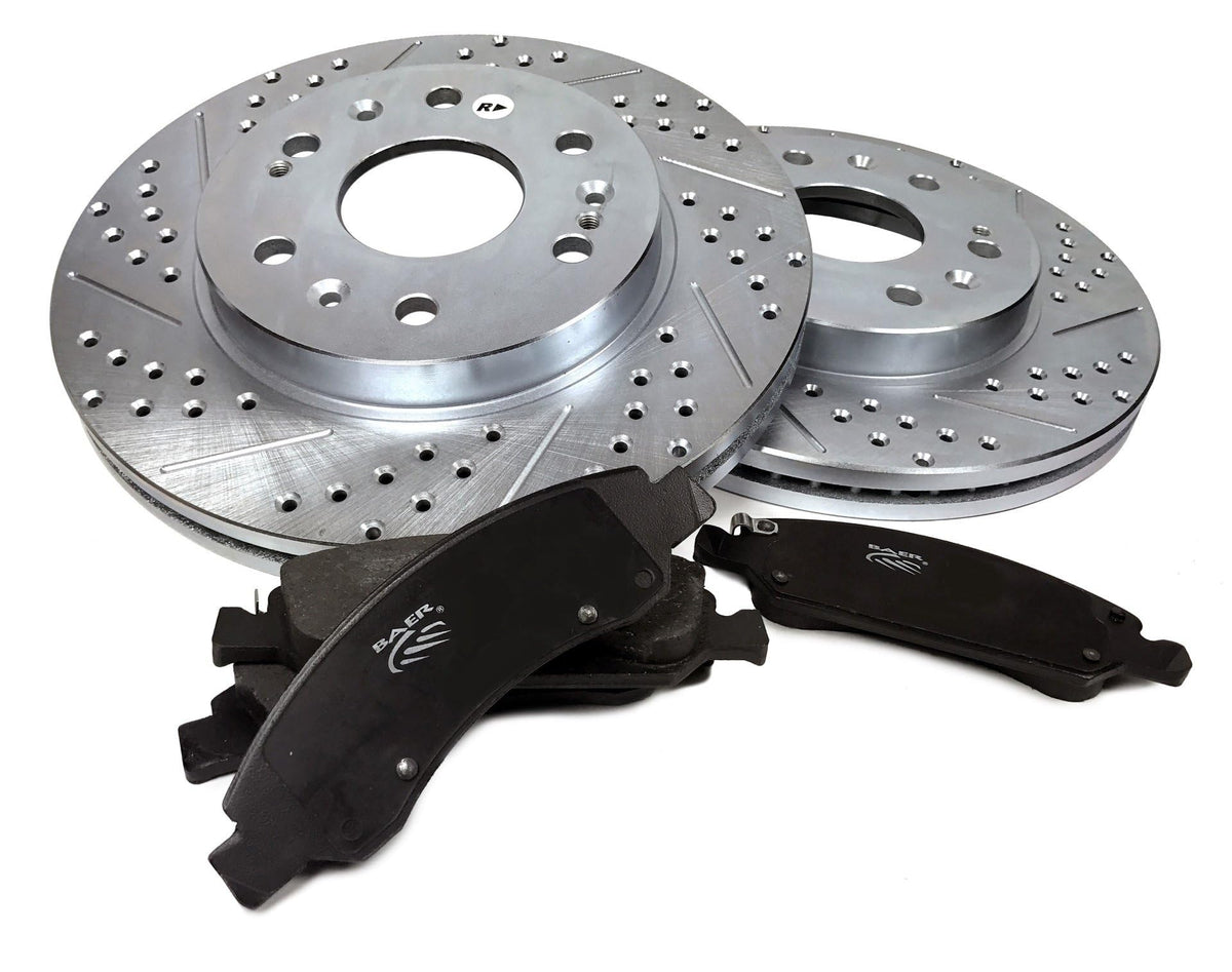 Brake Rotor/Pad Combo Front Sport Rotors/Pads