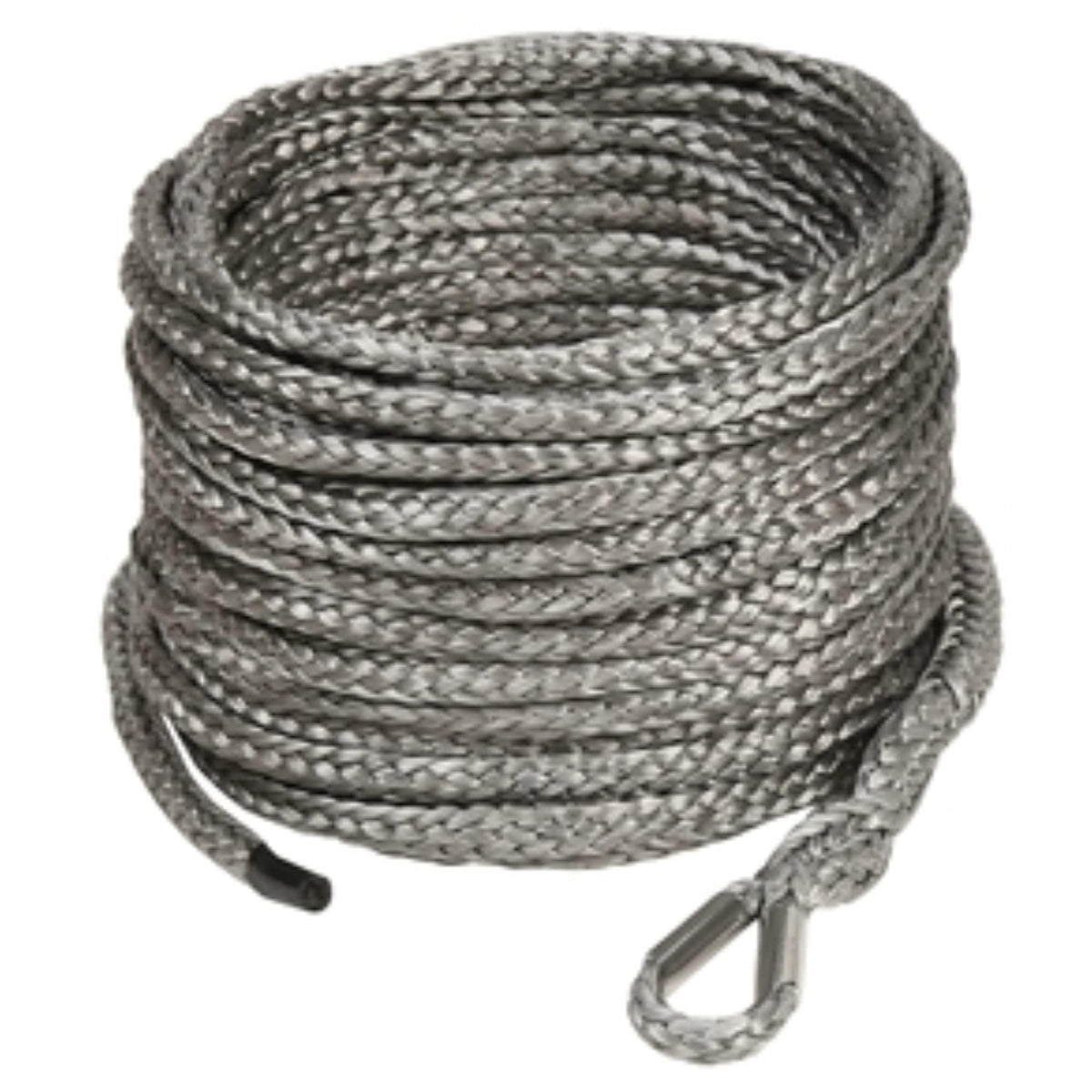 Bulldog Winch 20185-OR- Powersports Synthetic Winch Rope 4.8Mmx50 Foot, Orange
