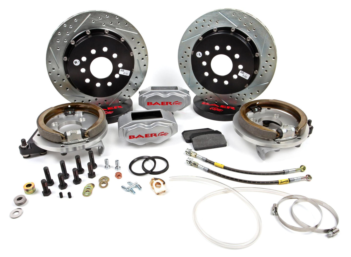 Baer Brakes 4262263S 13" SS4+ Rear Brake Kit, Silver, SDZ