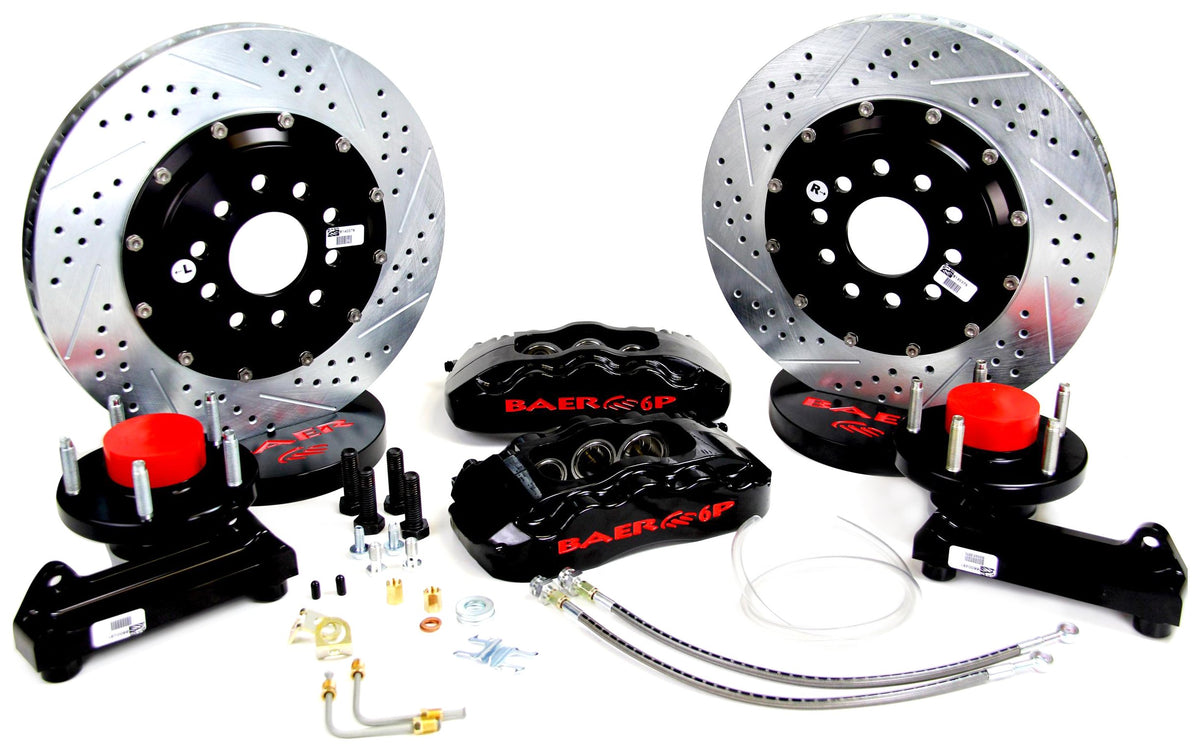 BAER BRAKES 4301337B-BKCZ Brake System (14" Front Pro+ Black 64-72 GM A Body), 1 Pack