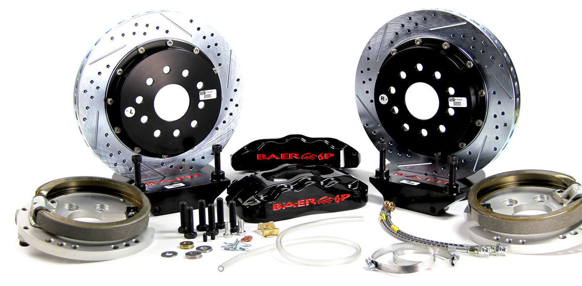 BAER BRAKES 4262293B-BKCZ Brake System (14" Rear Pro+ w/Park Brake Black 79-84 Mustang 5 Lug), 1 Pack