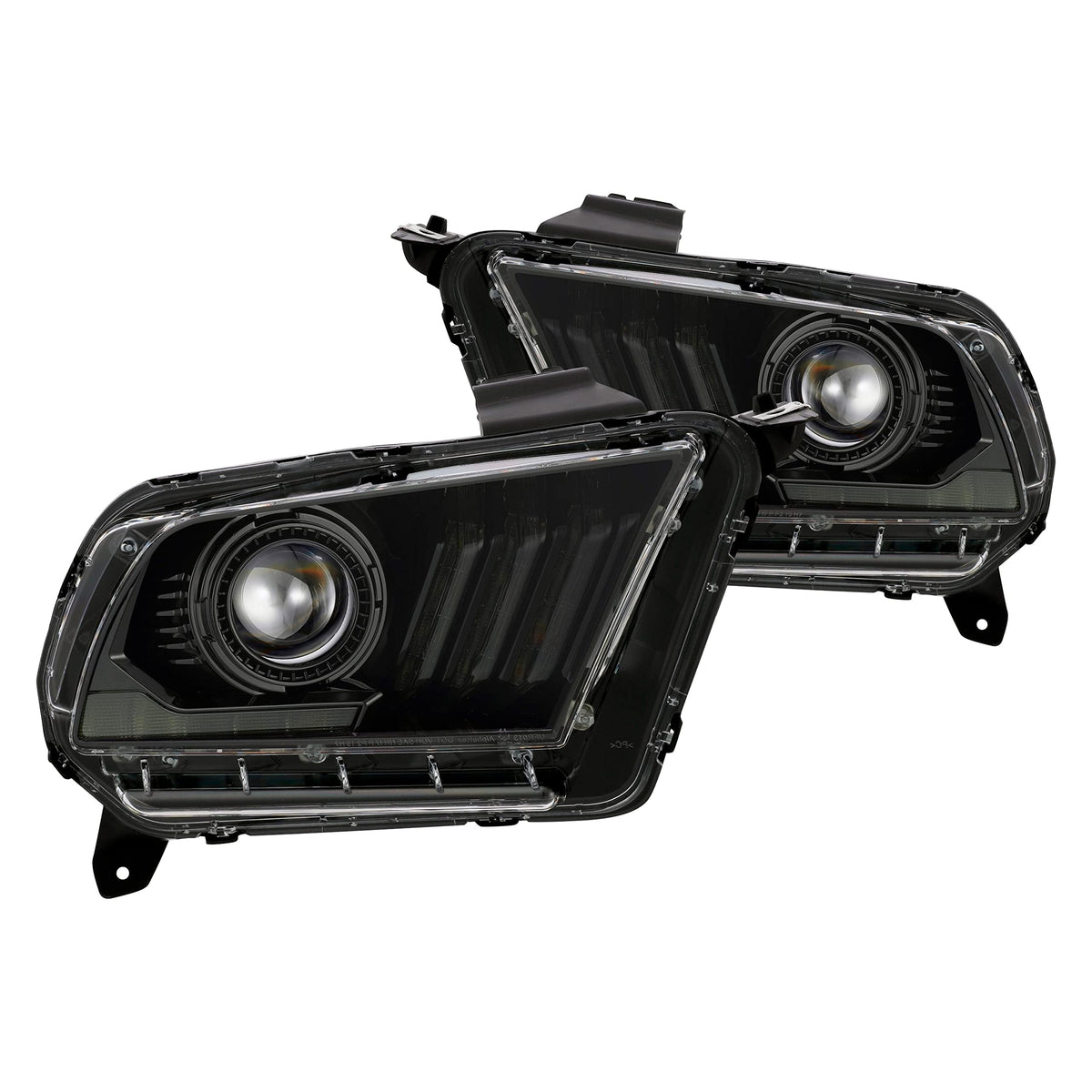 AlphaRex USA 880118 LUXX Series LED Projector Headlights fits Ford Mustang