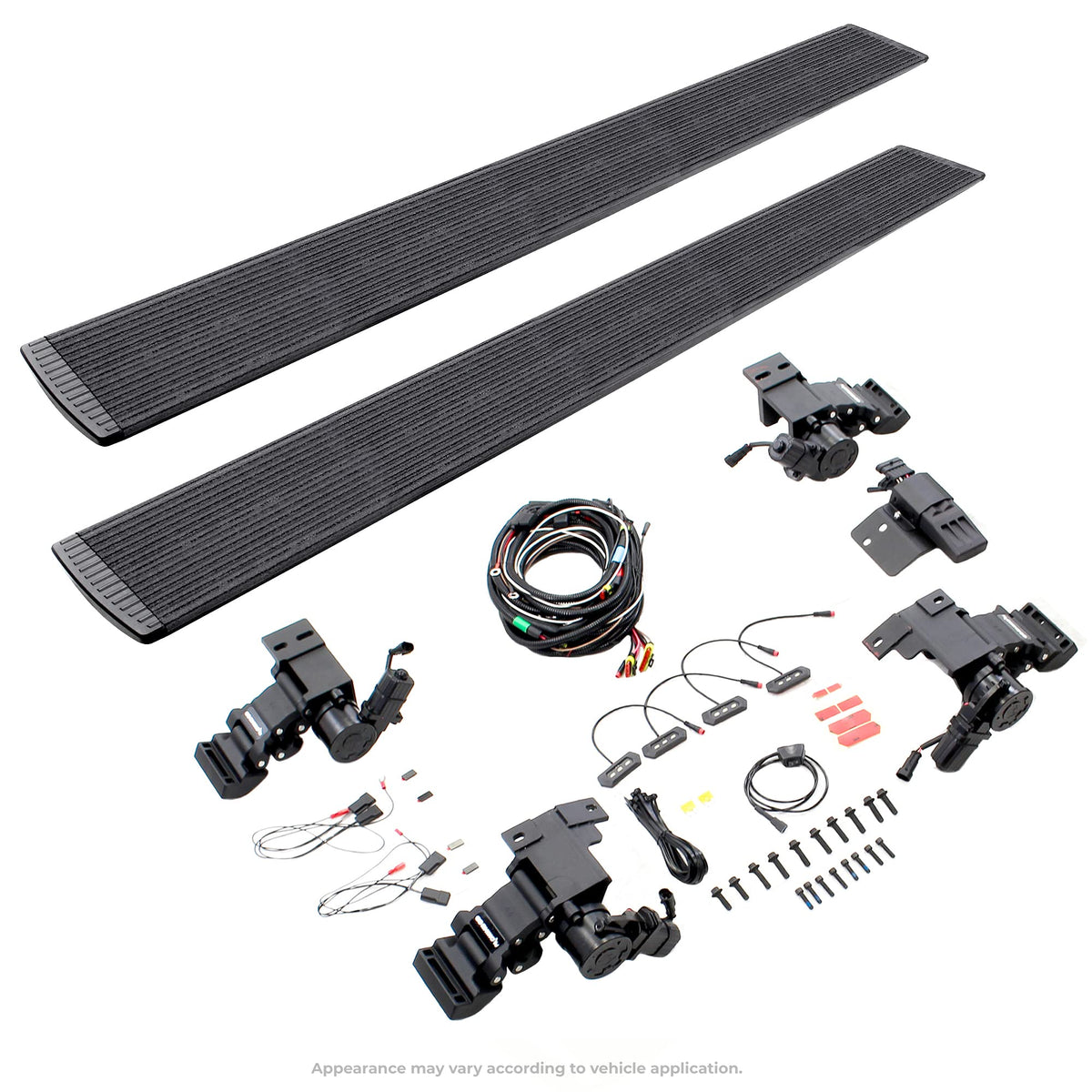 RealTruck Volt Power Running Boards for Toyota Tacoma (2024-2025) Double Cab | Aluminum, Protective Bedliner Coating | 20443273T | Electric Powerstep & Retractable Steps
