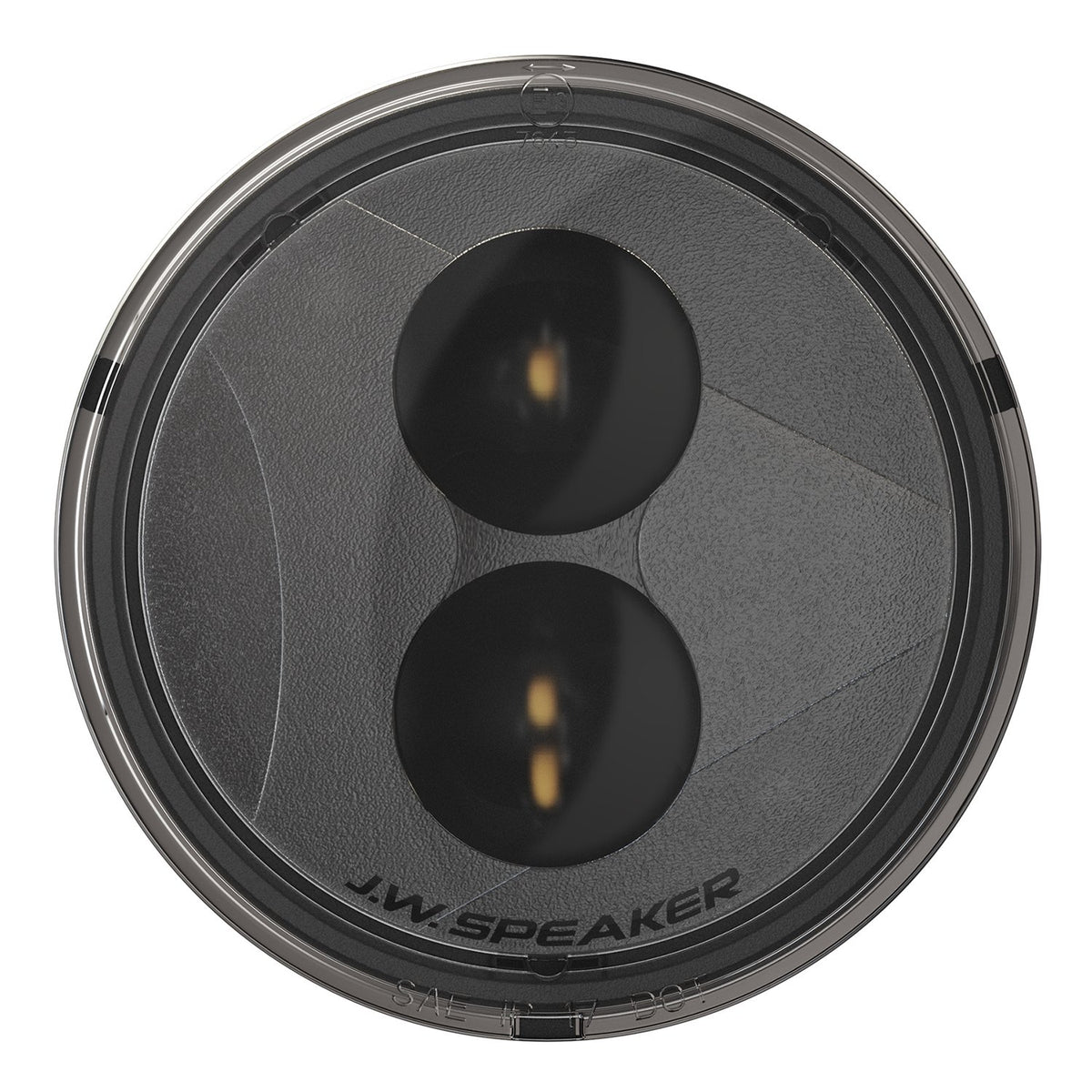 J.W. Speaker 0346503 Model 239 J2 12V DOT/ECE LED Round Turn Signals with Smoked Lens - 2 Light Kit