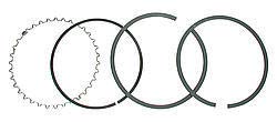 compare product JE Pistons Ring Sets 1/16-1/16-3/16 Ring