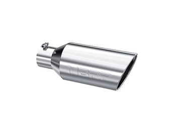 compare product MBRP Universal Tip 7inch O.D. Rolled End 4inch inlet 18inch length - T304 (SINGLE TIP)