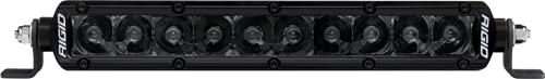 Midnight Black 10-Inch Spot LED Bar by Rigid Industries