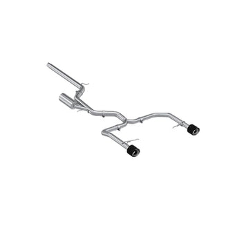 compare product MBRP 2022 VW Jetta GLI 2.0 TSI 3in Cat Back T304 SS 2.5in Dual Split Rear w/Carbon Fiber Tips