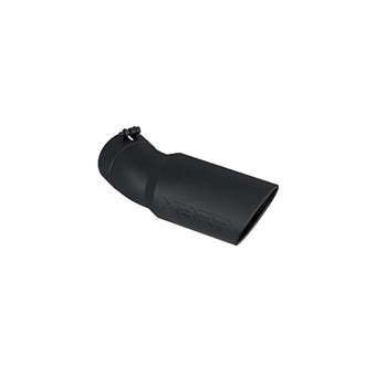 compare product MBRP T5154BLK Black Angled Rolled End Tip, 6