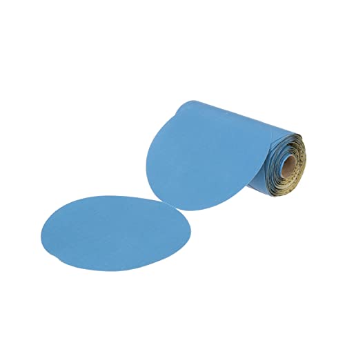 3M Stikit Blue Abrasive Disc Roll, 321U, 36210, 6 in, 320+ Grade, No Hole